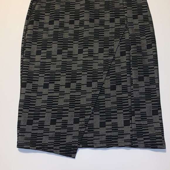 Anthropologie Maeve Black and Grey Stretchy Pencil Skirt - Women’s Size Medium - Picture 4 of 7